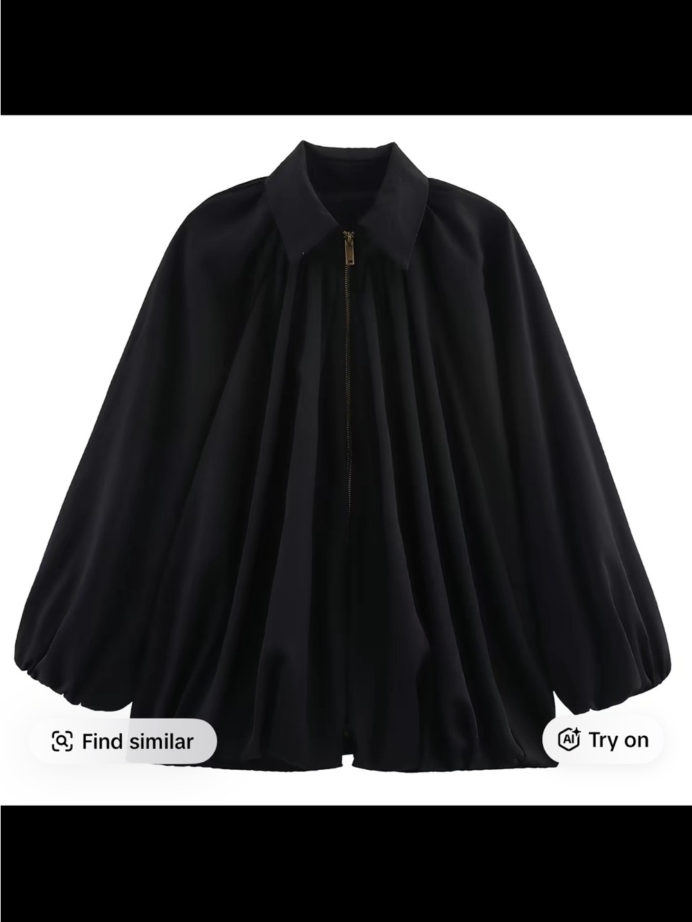Women's Puffed Bomber Jacket - Polyester, Super Comfy, Puff S